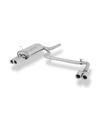 BMW E46 316/ 318 Silenziatore posteriore con uscite destra e sinistra (duplex)x76 tipo (Cod. F-BM022