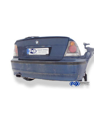 BMW E46 316Ti/ 318Ti/ 325Ti Silenziatore posteriore – 135x80 Tipo 53 (Cod. F-BM022102-593)