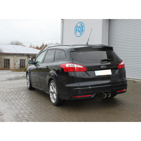Ford Focus III ST Turnier Silenziatore posteriore con uscite destra e sinistra (duplex) (Cod. F-FO03