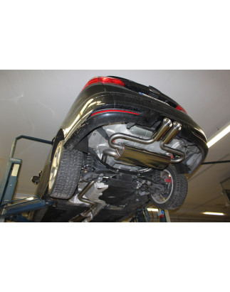 Ford Focus III ST Turnier Silenziatore posteriore con uscite destra e sinistra (duplex) (Cod. F-FO03