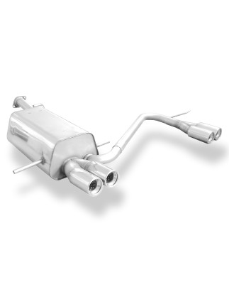 Subaru Impreza Tipo GD/ GG Silenziatore posteriore con uscite destra e sinistra - (Cod. F-SU040013-0