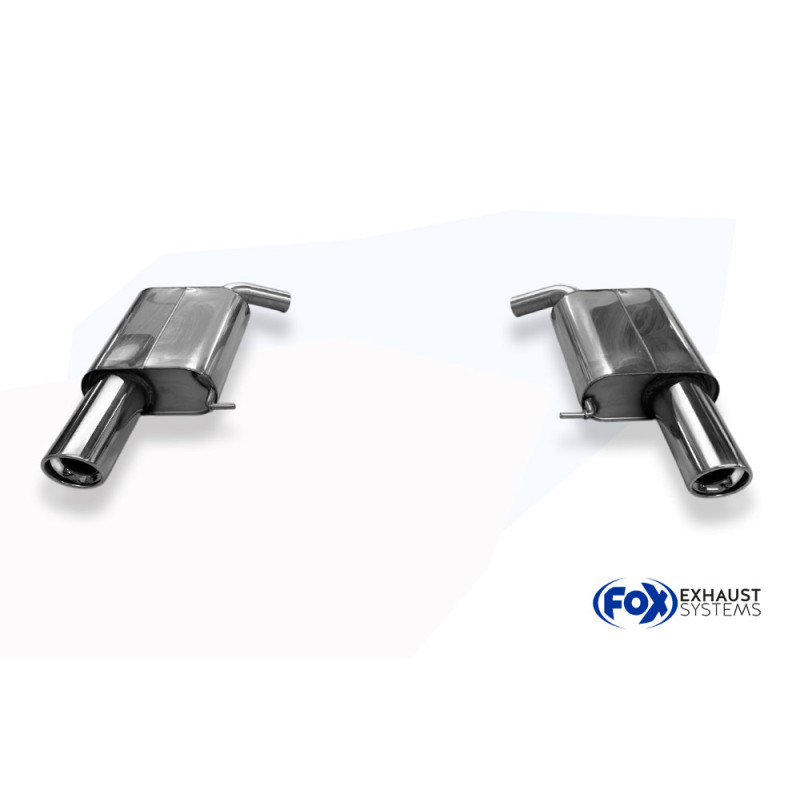 VW Passat 3C 4-Motion Silenziatore posteriore destra e sinistra – 1x100 tipo (Cod. F-VW024073-153)