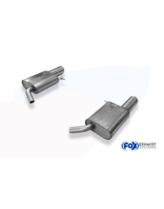 VW Passat 3C 4-Motion Silenziatore posteriore destra e sinistra – 1x100 tipo (Cod. F-VW024073-153)