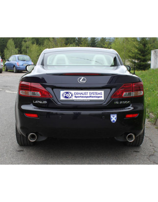 Lexus IS C 250 Silenziatore posteriore single flow destra e sinistra – 1x100 (Cod. F-LE011053-153)