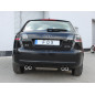 Audi A3 Tipo 8P Sportback Silenziatore posteriore con uscite destra e sinistra (duplex) (Cod. F-AU05