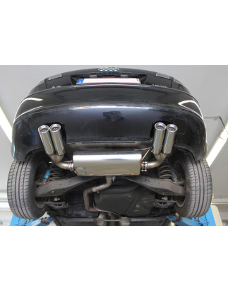Audi A3 Tipo 8P Sportback Silenziatore posteriore con uscite destra e sinistra (duplex) (Cod. F-AU05