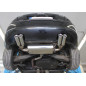 Audi A3 Tipo 8P Sportback Silenziatore posteriore con uscite destra e sinistra (duplex) (Cod. F-AU05