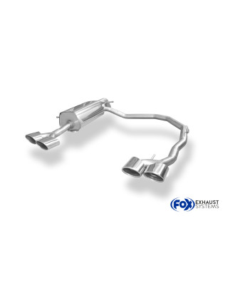 Peugeot RCZ Silenziatore posteriore on one side – 2x106x71 Tipo 32 ri (Cod. F-PE130043-366)