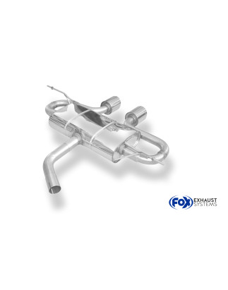 VW Golf V Silenziatore uscita posteriore center R32-Design – 2x100 tipo (Cod. F-VW054045-154)