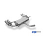 VW Touran Silenziatore posteriore con uscite destra e sinistra (duplex)x76 Tipo 18 con uscite destra