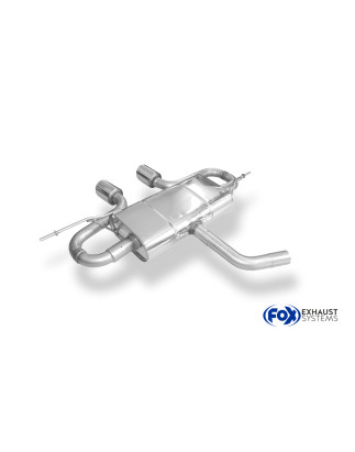 VW Golf V Silenziatore uscita posteriore center R32-Design – 2x90 tipo (Cod. F-VW054045-132)