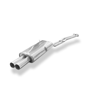 BMW E30 320i/ 325i Silenziatore posteriore – 2x76 Tipo 10 (Cod. F-BM020022-008)