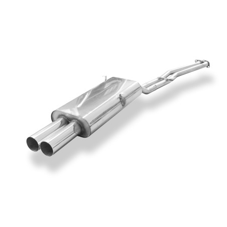 BMW E30 320i/ 325i Silenziatore posteriore – 2x76 Tipo 10 (Cod. F-BM020022-008)