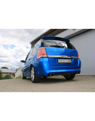 Opel Zafira B OPC Silenziatore posteriore con uscite destra e sinistra (duplex) – 142x78 ty (Cod. 