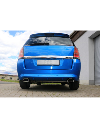 Opel Zafira B OPC Silenziatore posteriore con uscite destra e sinistra (duplex) – 142x78 ty (Cod. 