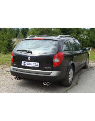 Renault Laguna II K74 – Grandtour Silenziatore uscita posteriore destra e sinistra (Cod. F-RE15106