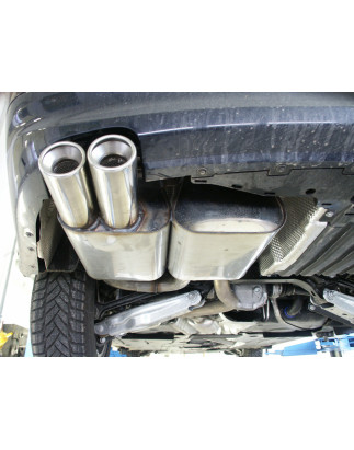 BMW E90/91 318i/ 320i Silenziatore posteriore – 2x76 Tipo 13 (Cod. F-BM023002-068)