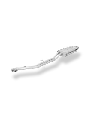 BMW E30 320i/ 325i Facelift Silenziatore posteriore – 2x76 Tipo 13 (Cod. F-BM020032-068)