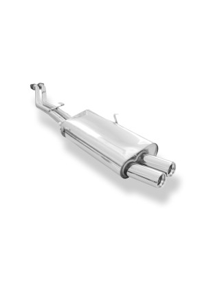 BMW E30 320i/ 325i Facelift Silenziatore posteriore – 2x76 Tipo 13 (Cod. F-BM020032-068)