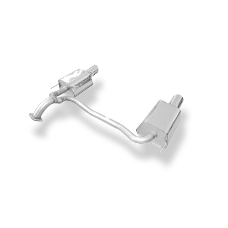 Hyundai coupé Tipo GK Silenziatore posteriore destra e sinistra – 1x100 tipo (Cod. F-HY072003-153