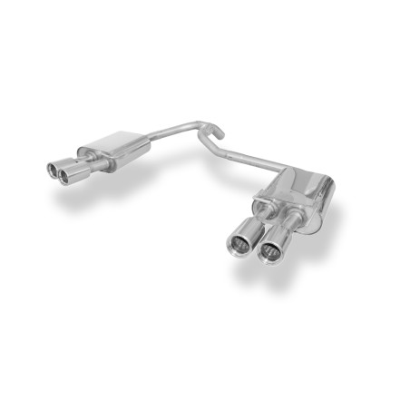 Ford Mondeo IV hatchback Silenziatore posteriore destra e sinistra – 2x80 ty (Cod. F-FO042004-070)