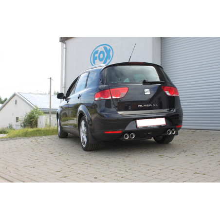 Seat Altea XL 5P – front ruotas drive Silenziatore posteriore – 2x80 (Cod. F-SE080075-150)