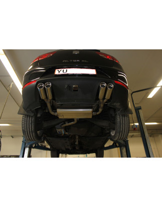 Seat Altea XL 5P – front ruotas drive Silenziatore posteriore – 2x80 (Cod. F-SE080075-150)