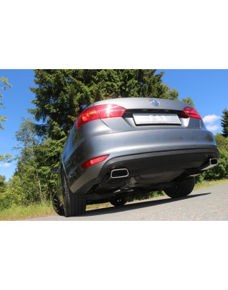 VW Jetta VI Silenziatore posteriore destra e sinistra – 145x65 Tipo 59 destra (Cod. F-VW063013-671