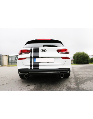 Hyundai i30 PDE Kombi Silenziatore posteriore con uscite destra e sinistra (duplex) – 1x90 (Cod. F