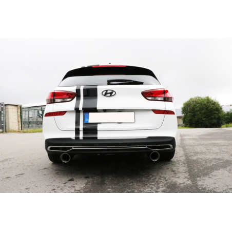 Hyundai i30 PDE Kombi Silenziatore posteriore con uscite destra e sinistra (duplex) – 1x90 (Cod. F