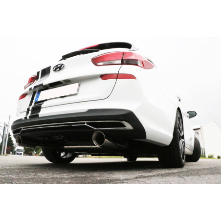 Hyundai i30 PDE Kombi Silenziatore posteriore con uscite destra e sinistra (duplex) – 1x90 (Cod. F