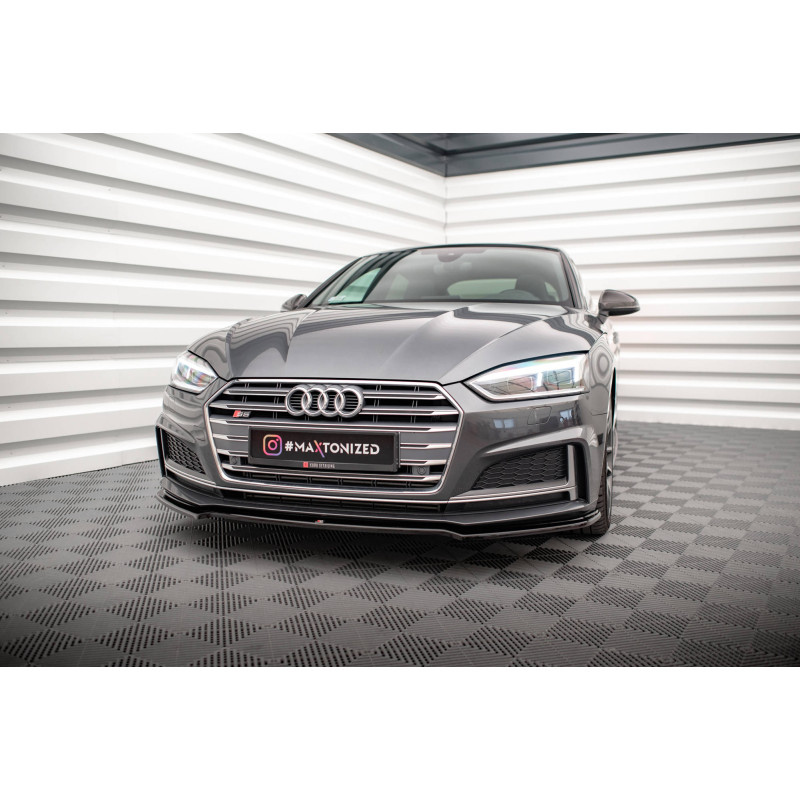 SPLITTER ANTERIORE V.1 Audi S5 / A5 S-Line F5 Coupe / Sportback (Cod. M-AU-A5-2-SLINE-FD1G)