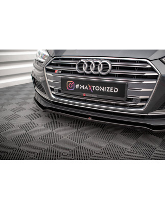 SPLITTER ANTERIORE V.1 Audi S5 / A5 S-Line F5 Coupe / Sportback (Cod. M-AU-A5-2-SLINE-FD1G)