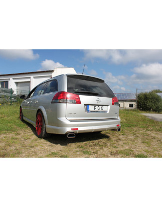 Opel Vectra C OPC Caravan Silenziatore posteriore destra e sinistra – 142x78 (Cod. F-OP052063-740)