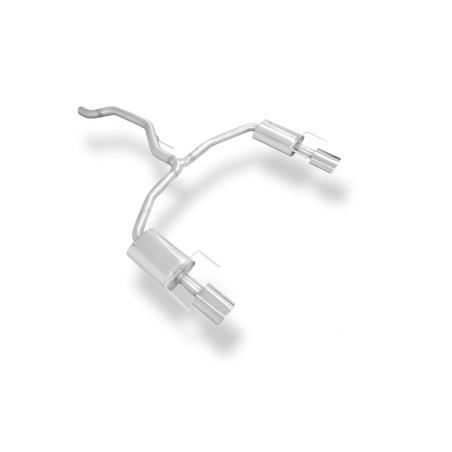 Opel Vectra C OPC berlina Silenziatore posteriore destra e sinistra – 140x (Cod. F-OP052053-351)