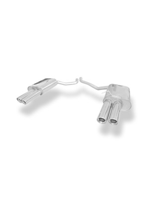 Seat Exeo 3R Silenziatore posteriore destra e sinistra single flow – 2x76 ty (Cod. F-SE090014-148)