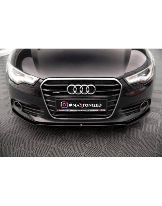 SPLITTER ANTERIORE V.1 Audi A6 C7 (Cod. M-AU-A6-C7-FD1G)