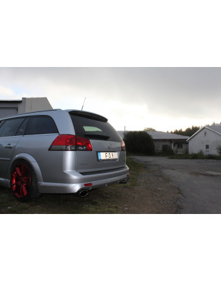 Opel Vectra C OPC Caravan Silenziatore posteriore destra e sinistra – 140x90 (Cod. F-OP052063-351)