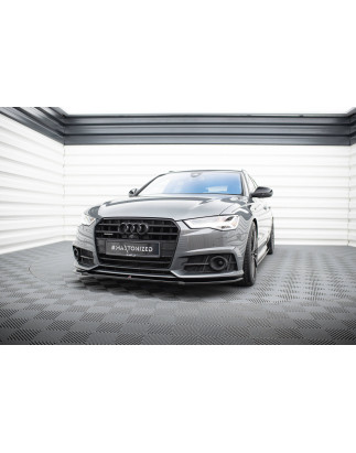 SPLITTER ANTERIORE V.1 Audi A6 / A6 C7 S-line/ S6 C7 Facelift (Cod. M-AU-A6-C7F-SLINE-FD1G)