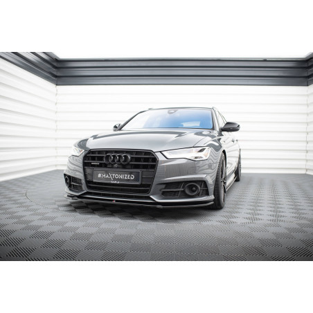 SPLITTER ANTERIORE V.1 Audi A6 / A6 C7 S-line/ S6 C7 Facelift (Cod. M-AU-A6-C7F-SLINE-FD1G)