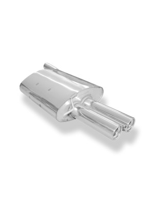 BMW E60/61 – 520i/ 523i/ 525i/ 530i Silenziatore posteriore – 2x76 ty (Cod. F-BM032022-068)