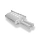 BMW E60/61 – 520i/ 523i/ 525i/ 530i Silenziatore posteriore – 2x76 ty (Cod. F-BM032022-068)
