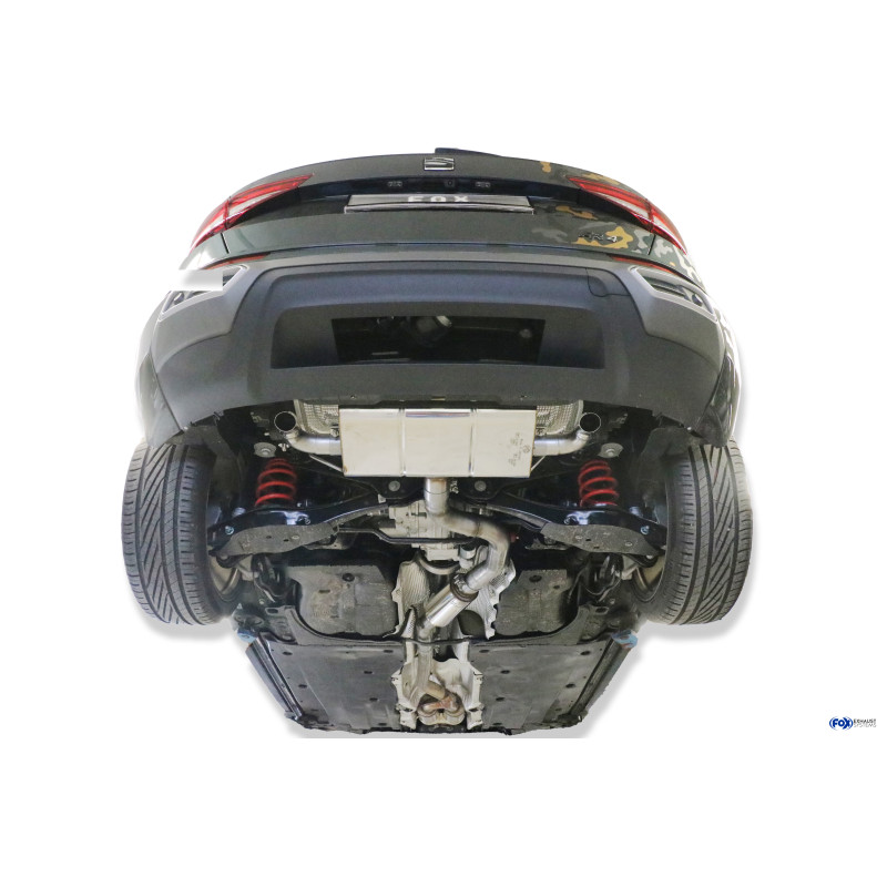 Seat Ateca 5FP – 4x4 Silenziatore posteriore con uscite destra e sinistra (duplex) – tailpi (Cod