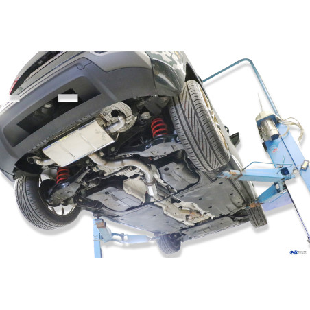 Seat Ateca 5FP – 4x4 Silenziatore posteriore con uscite destra e sinistra (duplex) – tailpi (Cod