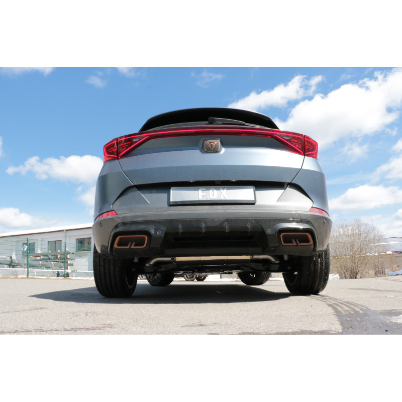 Cupra Formentor 4x2 Silenziatore posteriore con uscite destra e sinistra (Cod. F-CU100025-TLP)