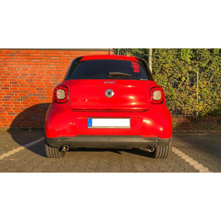 Smart Forfor 453 Silenziatore posteriore destra e sinistra – 1x70 Tipo 24 rec (Cod. F-SM011033-265