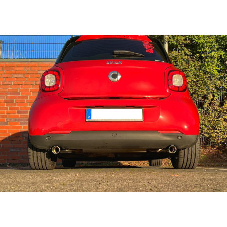 Smart Forfor 453 Silenziatore posteriore destra e sinistra – 1x70 Tipo 24 rec (Cod. F-SM011033-265