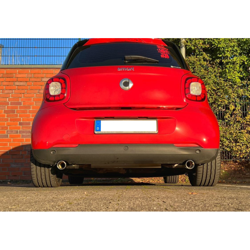 Smart Fortwo 453 Silenziatore posteriore destra e sinistra – 1x70 Tipo 24 rec (Cod. F-SM011013-265