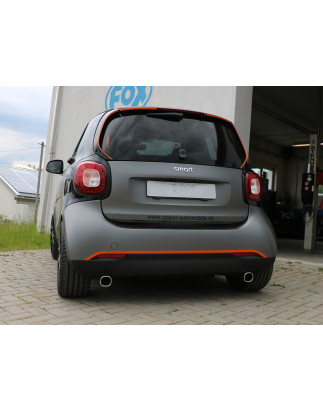 Smart Fortwo 453 Silenziatore posteriore destra e sinistra – 78x75 Tipo 70 re (Cod. F-SM011013-651