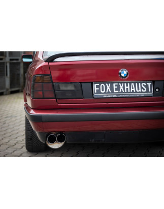 BMW E34 520i Silenziatore posteriore con holder – 2x76 Tipo 14 (Cod. F-BM030032-088)